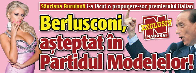Berlusconi, asteptat in Partidul Modelelor