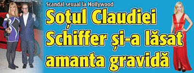 Sotul Claudiei Schiffer si-a lasat amanta gravida