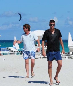 German Footballer Michael Ballack Vacations in Miami - Ziarul National
