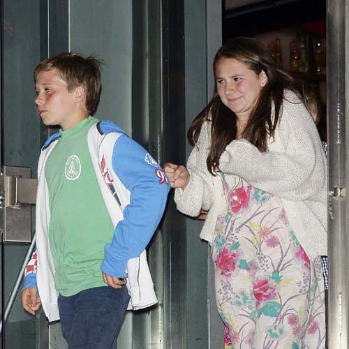 Beckham jr. si-a tras gagica XXL