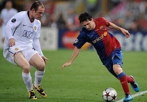lionel-messi-wayne-rooney-FC-Barcelona-Manchester-United-foto-cantheyscore.com