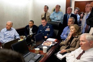 Uciderea lui Bin Laden: fotografia de la Casa Alba, trucata