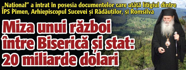 Miza unui razboi intre Biserica si stat: 20 miliarde dolari