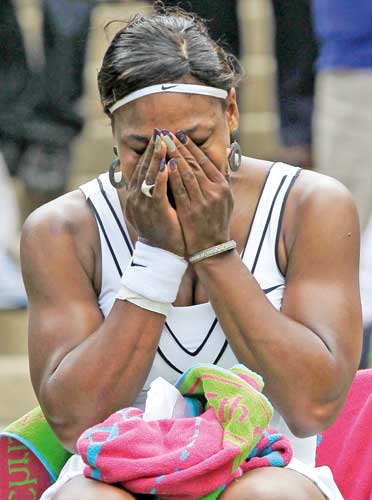 De ce plange Serena la Wimbledon