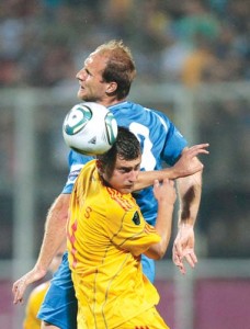 Romania Bosnia Euro 2012 Soccer - Ziarul National