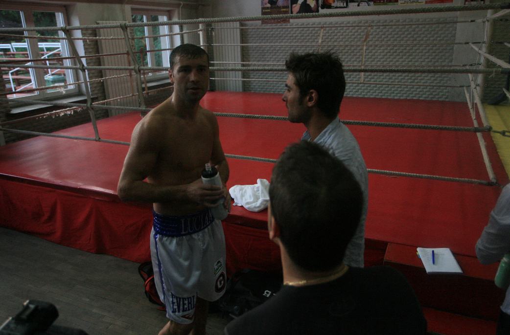 Adrian Mutu, in vizita la campionul Lucian Bute – FOTO