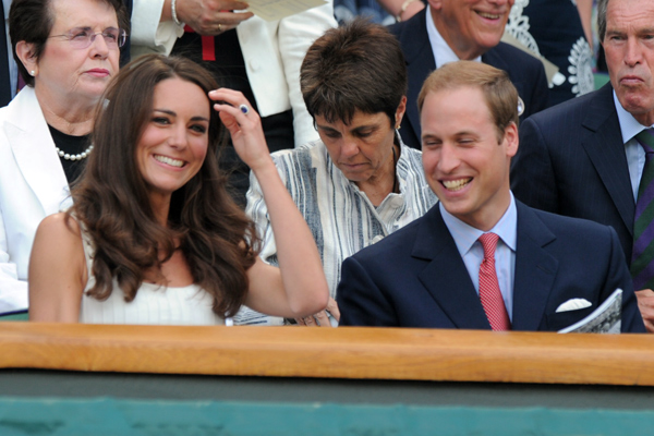 Printul William si Kate au facut valuri la Wimbledon