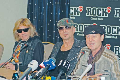 Scorpions a venit la Bucuresti doar in patru!