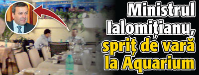 Ministrul Ialomitianu, sprit de vara la Aquarium