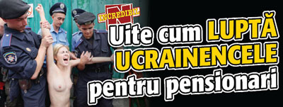 Uite cum lupta ucrainencele pentru pensionari