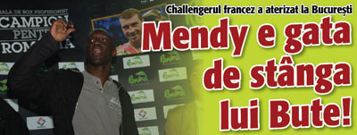Adversarul lui Bute a sosit in Romania