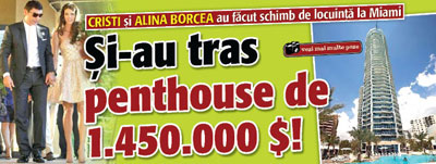 Vezi ce penthouse si-au tras Alina si Cristea Borcea