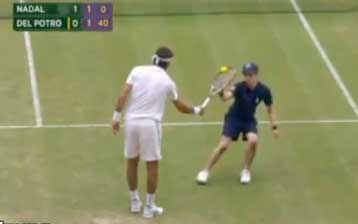 (Video) Juan Martin Del Potro „magicianul” turneului de Grand Slam de la Wimbledon