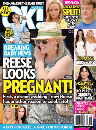 Reese Witherspoon parca-parca e gravida!