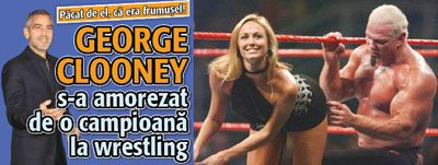 George Clooney s-a amorezat de o campioana la wrestling