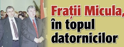 Fratii Micula, milionari in topul datornicilor!