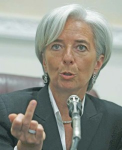 French Economy Minister Christine Lagarde speaks during a news conference in Riyadh - Ziarul National