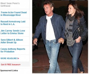 sean penn iubita - Ziarul National