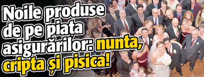 Noi produse pe piata asigurarilor: nunta, cripta si pisica