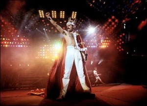 Freddie Mercury in concert