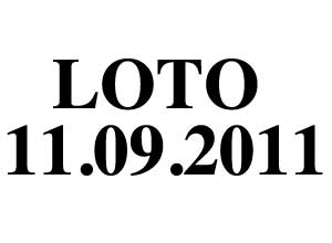 Vezi numerele extragerii din 11-09-2011 la LOTO (6/49,5/40,NOROC)
