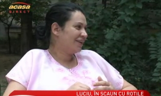 Nicoleta Luciu, in scaun cu rotile, cu o saptamana inainte de a naste!