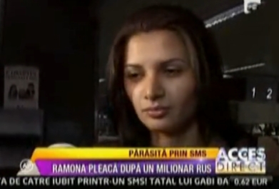 Parasita printr-un sms, Ramona Gabor s-a refugiat la Monica, in America!