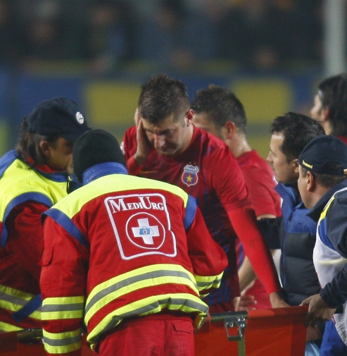 Galamaz a suferit o fractura de os zigomatic: de 45 de zile repaus!