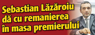 Lazaroiu da cu remanierea in masa lui Boc