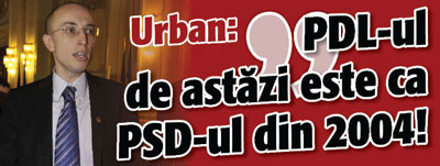 Urban: PDL-ul de astazi, la fel de corupt ca PSD-ul din 2004