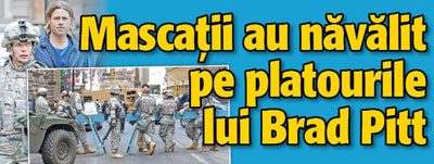 Mascatii au navalit pe platourile lui Brad Pitt