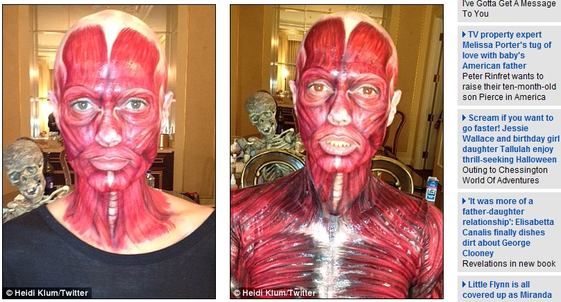HEIDI KLUM a ajuns un cadavru ambulant de-a dreptul inspaimantator!