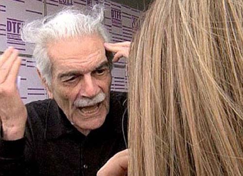 Omar Sharif a palmuit o fana cicalitoare