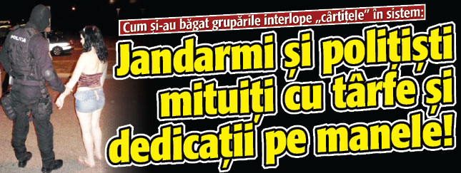 Jandarmi si politisti, mituiti cu tarfe si dedicatii pe manele