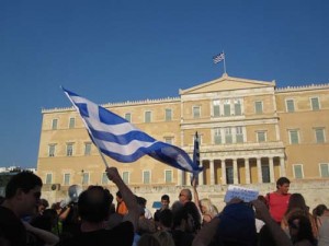 Grecia protest Parlament - Ziarul National