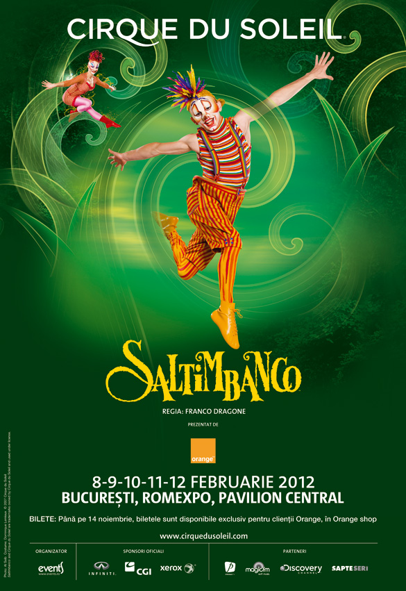 CIRQUE DU SOLEIL, pentru prima oara in Romania! VIDEO