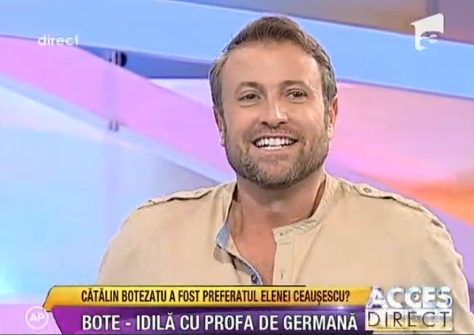Catalin Botezatu, idila cu profesoara de germana: „Era blonda si voluptuoasa”