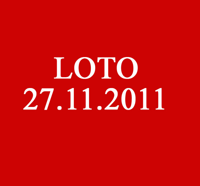 Numerele extrase la loto 6 din 49 duminica 27 noiembrie (27-11-2011) 6/49, 5/40, noroc, joker!