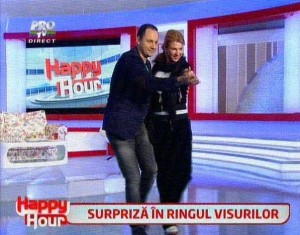 Mihaela Borcea a exersat dansul cu Catalin Maruta la Happy Hour - Ziarul National