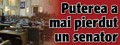 Puterea a mai pierdut un senator