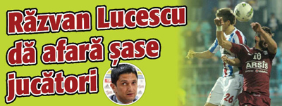 Razvan Lucescu da afara sase jucatori