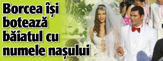 Borcea isi boteaza baiatul cu numele nasului