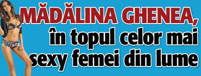Madalina Ghenea, in topul celor mai sexy femei din lume