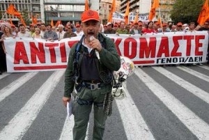 Munc-itori-greci-protest - Ziarul National