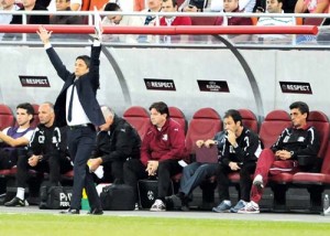 Razvan Lucescu (antrenor Rapid Bucuresti),Marian Rada. - Ziarul National