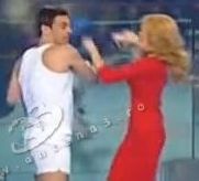 Mircea Badea, umilit la box de o bunaciune blonda! VIDEO