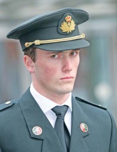 Die Vereidigung von Prinz Amedeo zum Reserveoffizier in BrYssel - Ziarul National