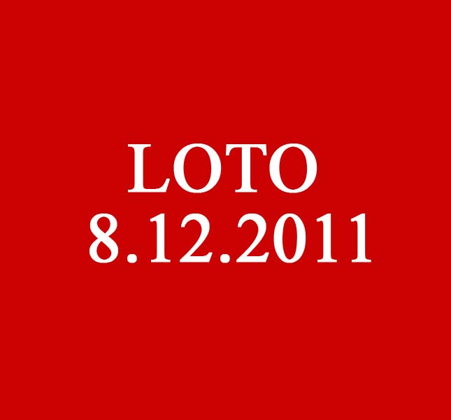 Numerele extrase la loto 6 din 49 pe 8 decembrie (8-12-2011) 6/49, 5/40, noroc, joker!