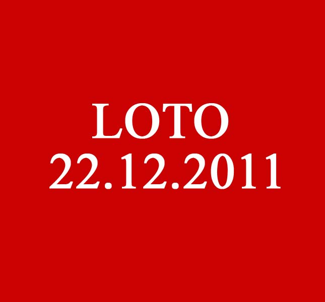 Numere Loto 6 din 49 extrase joi, 22-12-2011 (Joker, Noroc Plus, Loto 5/40, Super Noroc, Loto 6/49 si Noroc)