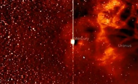 Obiect zburator neidentificat (OZN), descoperit langa planeta Mercur VIDEO